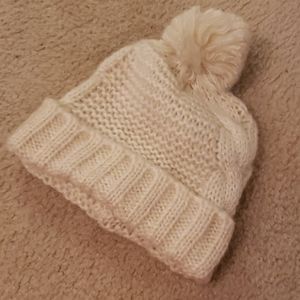 white beanie